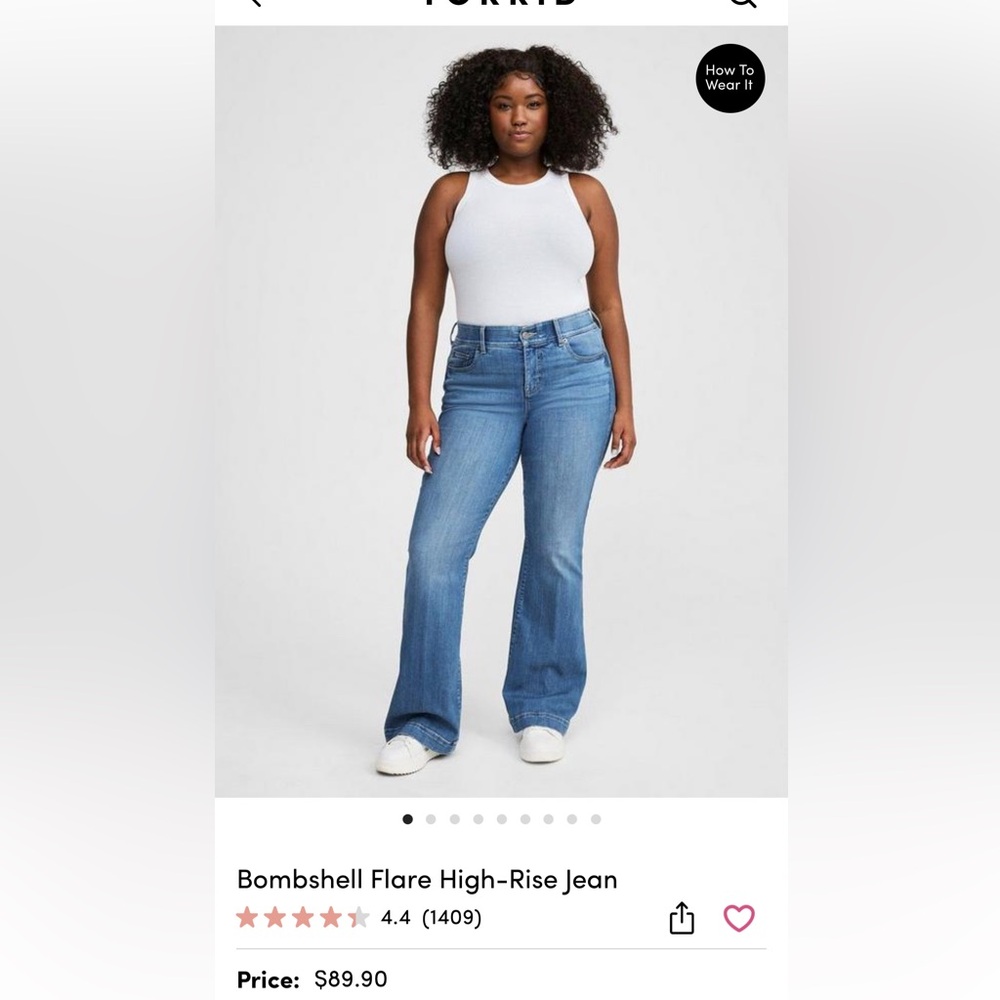 Bombshell Flare High-Rise Jeans